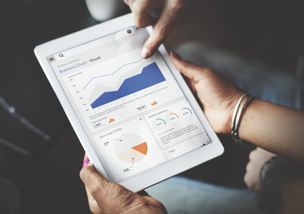 Website Traffic Improving on a Chart